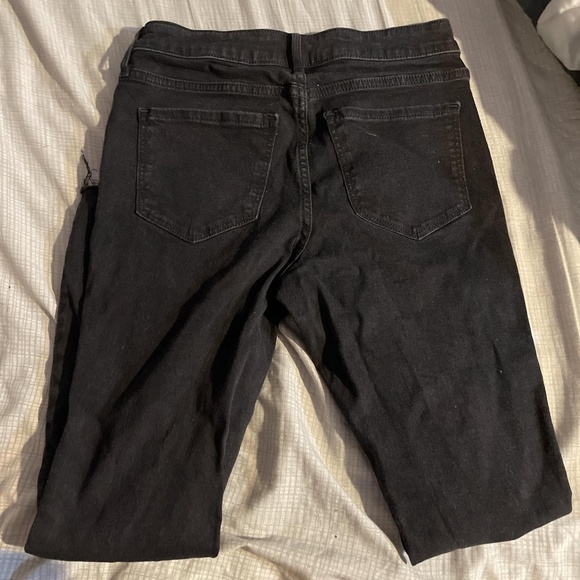 Old Navy Rockstar Super Skinny Black Jeans 6 - Picture 2 of 4